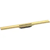 Hansgrohe RainDrain Flex kit de finition pour rigole de douche découpable 80cm Polished Gold Optic