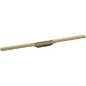 Hansgrohe RainDrain Flex kit de finition pour rigole de douche découpable 100cm Brushed Bronze