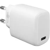 Goobay 65406 Chargeur rapide USB-C PD GaN (20 W) blanc, blanc - 1x port USB-C (Power Delivery)
