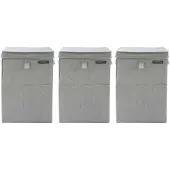 Brabantia Corbeilles à Linge Grey Lot de 3