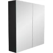 Balmani Mitra armoire de toilette 75 x 72 cm Noir Mat