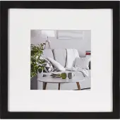 Henzo Cadre Modern - 30x30cm - Brun foncé
