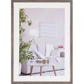Henzo Cadre Modern - 50x70cm - Gris foncé
