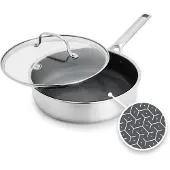 Greenpan Apex Poêle Paysanne avec Couvercle 24 cm