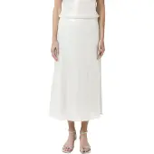 Comma Jupe beige clair