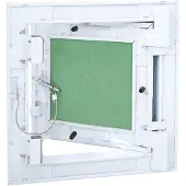 vidaXL Trappe d'accès vert et argent 20 x 20 cm