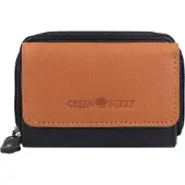Greenburry Porte-monnaies 'Nappa' marine / cognac
