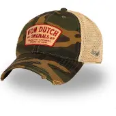 Von Dutch Mac 10 Trucker Cap Beige