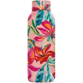 Quokka Bouteille Isotherme 510 Ml Au Décor Fleurs Tropical Bloom Multicolore