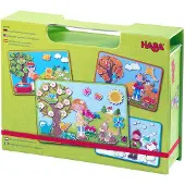 Haba Boîte de jeu magnétique puzzle Les saisons
