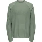 Only & Sons Pull-over jade / blanc