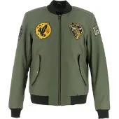 Helstons X Helstons Fight Veste textile pour moto, kaki/noir, XL
