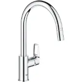 GROHE Mitigeur monocommande pour évier BAULOOP 1/2 pouce, bec haut chromé chromé