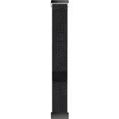 BlueBuilt Milanees Bandje Zwart voor Apple Watch 44/45/46 mm (BBSMWAP014) (Métal), Sangles de montre, Noir