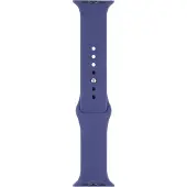 BlueBuilt Silicone Bracelet Bleu pour Apple Watch 44/45/46 mm