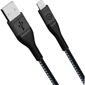 BlueBuilt Câble USB-A vers Lightning 1,5 m Kevlar Noir