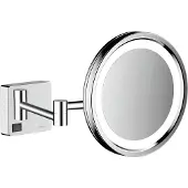 Hansgrohe Addstoris miroir de maquillage led 3x agrandissement chrome 41790000