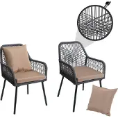 MCW Chaise de jardin -O12 (lot de 2)