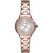 Emporio Armani Emporio AR11633 MIA Montre femme en acier inoxydable rose