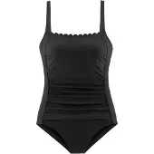 LASCANA Maillot de bain 'Camilla' noir / blanc