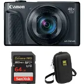 Canon PowerShot SX740HS Lite Kit de Voyage Noir