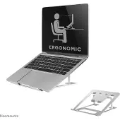 NeoMounts by Newstar NSLS085SILVER Support pour Ordinateur Portable Pliable Argent