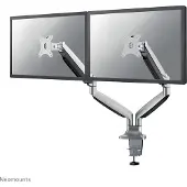 NeoMounts NM-D750DSILVER Bras d'Écran PC Vérin à Gaz Argent