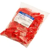 Logilink Réduction de la courbure pour fiche RJ45, 5,5 mm, boîtier plastique rouge, contenu : 100 pièces, en