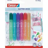 TESA Stylos à paillettes décoratifs (10 g)