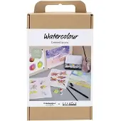 Creativ Company Set de peinture aquarelle XL pour les enfants qui apprennent à peindre de manière créative