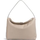 Mandarina Duck Mellow Leather Hobo Shoulder Bag Beige