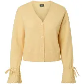 Pieces Cardigan 'PCSmilla' jaune clair