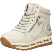 Mustang Bottines à lacets beige clair