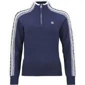 Mountain Peak Pull col roulé 1/2 zip femme Adomino