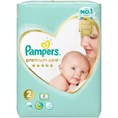 Pampers Premium Care Size 2 couches jetables 4-8 kg 68 pcs