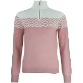 Mountain Peak Pull col roulé 1/2 zip femme