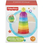 Fisher-Price Jouet interactif pour bébés Pyramide de tasses, 6 mois+,