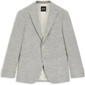 BOSS Veste Regular en coton stretch mélangé à motif
