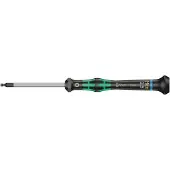 Wera Tournevis électronique à 6 pans avec tête sphérique, Cote s/plats : 2,5 mm, Long. de la lame 60 mm, Long. totale 157 mm