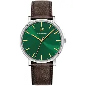 Pierre Lannier Montre à affichage analogique vert