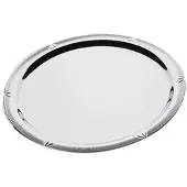 Aps Plat de service rond en acier inoxydable | 3 tailles