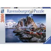 Ravensburger - Puzzle Lofoten Norvège 3000 pièces pour adultes et enfants à partir de 12 ans. Multicolore - 17081