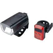 Bbb BLS-231 Stud50 Combo + BLS-236 Rear Slide noir - puissant USB...