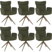 Mendler Chaise de salle à manger -N11 (lot de 6)