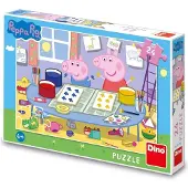 Dino Puzzle Peppa Pig: Set mit 24 Punkten (24 pièces)