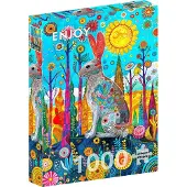 Enjoy Puzzle 1000 pièces Enjoy – Le Pays Fantaisiste du Lièvre