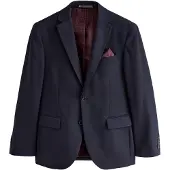 Next Veste de costume marine / gris / bordeaux