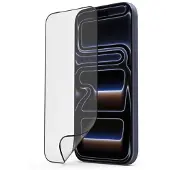 Hama Super Hybrid (1 pcs, Apple iPhone 17 Pro), Téléphone portable : film de protection, Transparent, Noir