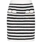 Faina Jupe noir / blanc cassé