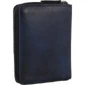 Greenburry Porte-monnaies 'Destressed' bleu foncé